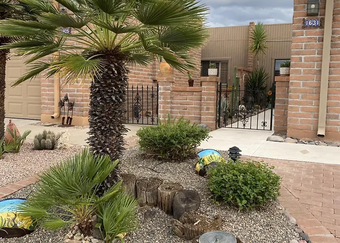 Garden With Mountain & Desert Views